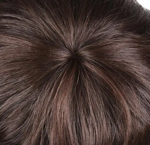 LIDA Non-Remy индийские прямые короткие человеческие волосы парики для женщин 150% плотность полный машинный 6 дюймов короткий парик - Цвет волос: #4