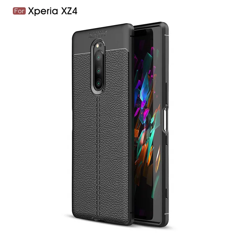Чехол для sony Xperia xa1 XA2 Ultra PlusCarbon волокно текстура мягкий ТПУ чехол XZ4 XZ1 Compact XZ2 Premium L1