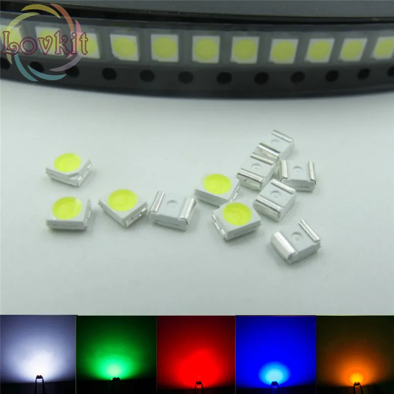 Светодиодные лампы SMD/SMT белые красные синие зеленые желтые высокого качества 3528