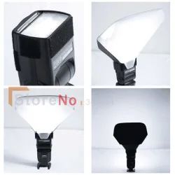 Светильник вспышка софтбокс диффузор со светоотражателем для 430EX 580EX SB600 SB800 C/N Yongnuo YN 460 560 565EX Flash|flash diffuser|diffuser