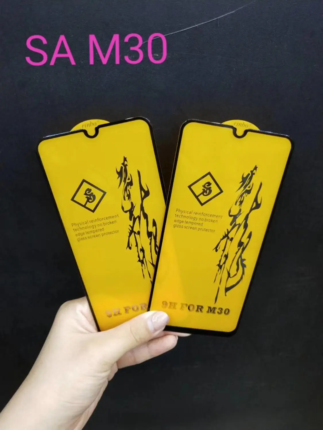 Для samsung Galaxy M10 M20 M30 A9S A10 A20 A30 A50 A60 A70 A90 A40 J4 J6 Bonaier Full Glue черная Экран протектор Стекло пленка