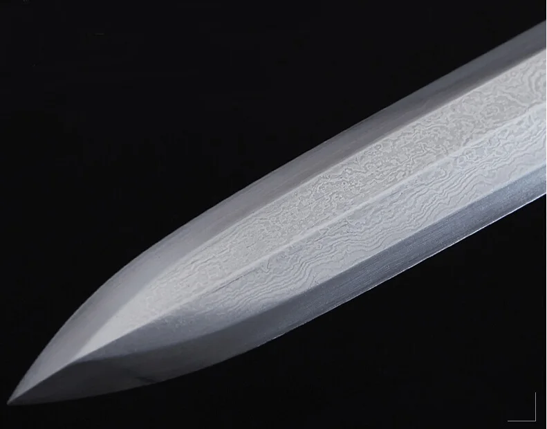 Handle Forging Sword Katana Sharp Damascus Steel Blade Brass Harness Ebony Scabbard Full Tang HL | Дом и сад