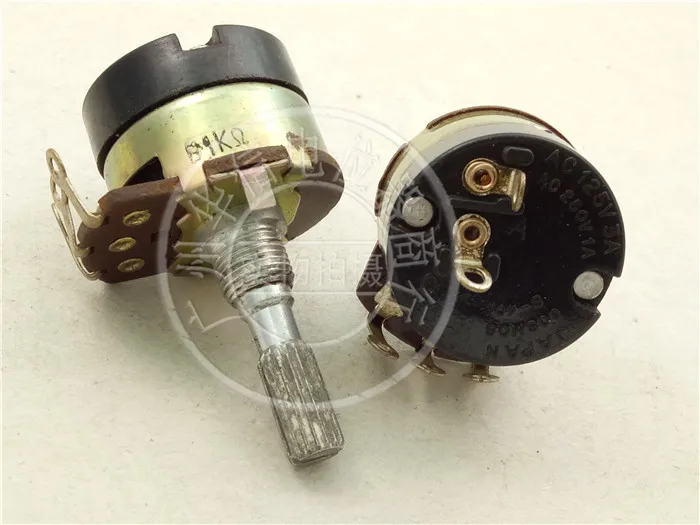2 шт. переключатель потенциометра B1K C08M08 8-40 AC125V3A 138 Тип/25 мм Цветочная ручка |