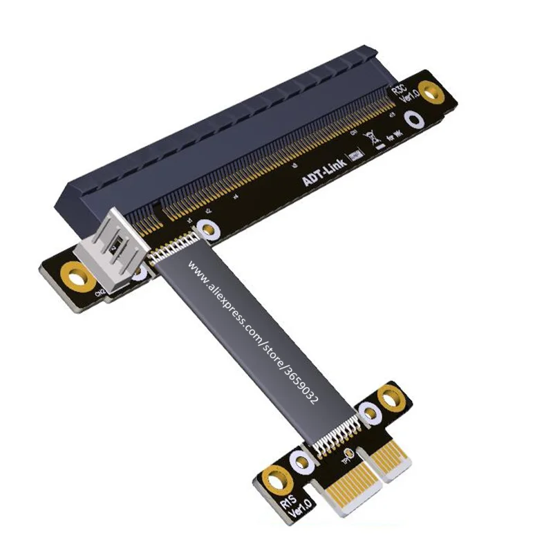 Переходник Gen3.0 PCIe переходник с 1x на 16x не требует USB PCI E x1 x16 GPU адаптер для майнинга