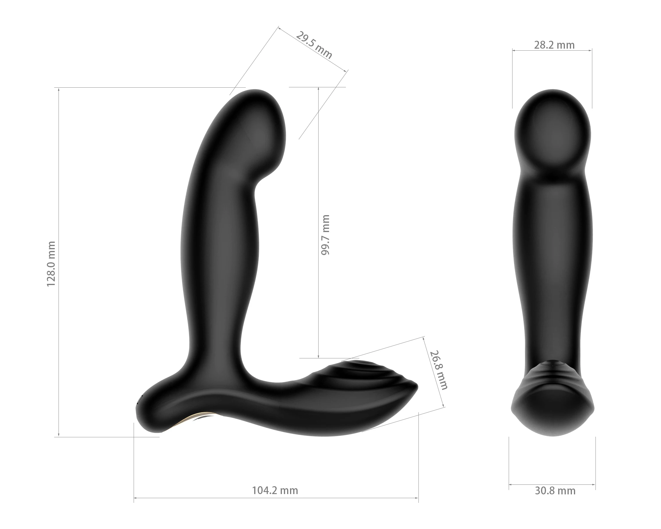 Беспроводной дистанционный двойной мотор Вибраторы Силиконовые простаты