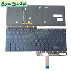 Клавиатура с подсветкой UX490 для ASUS ZenBook 3 Deluxe UX490 UX490CA UX490UA, хорватский стандарт, WB SV, ноутбук KB blue 86720 98A, внутренняя