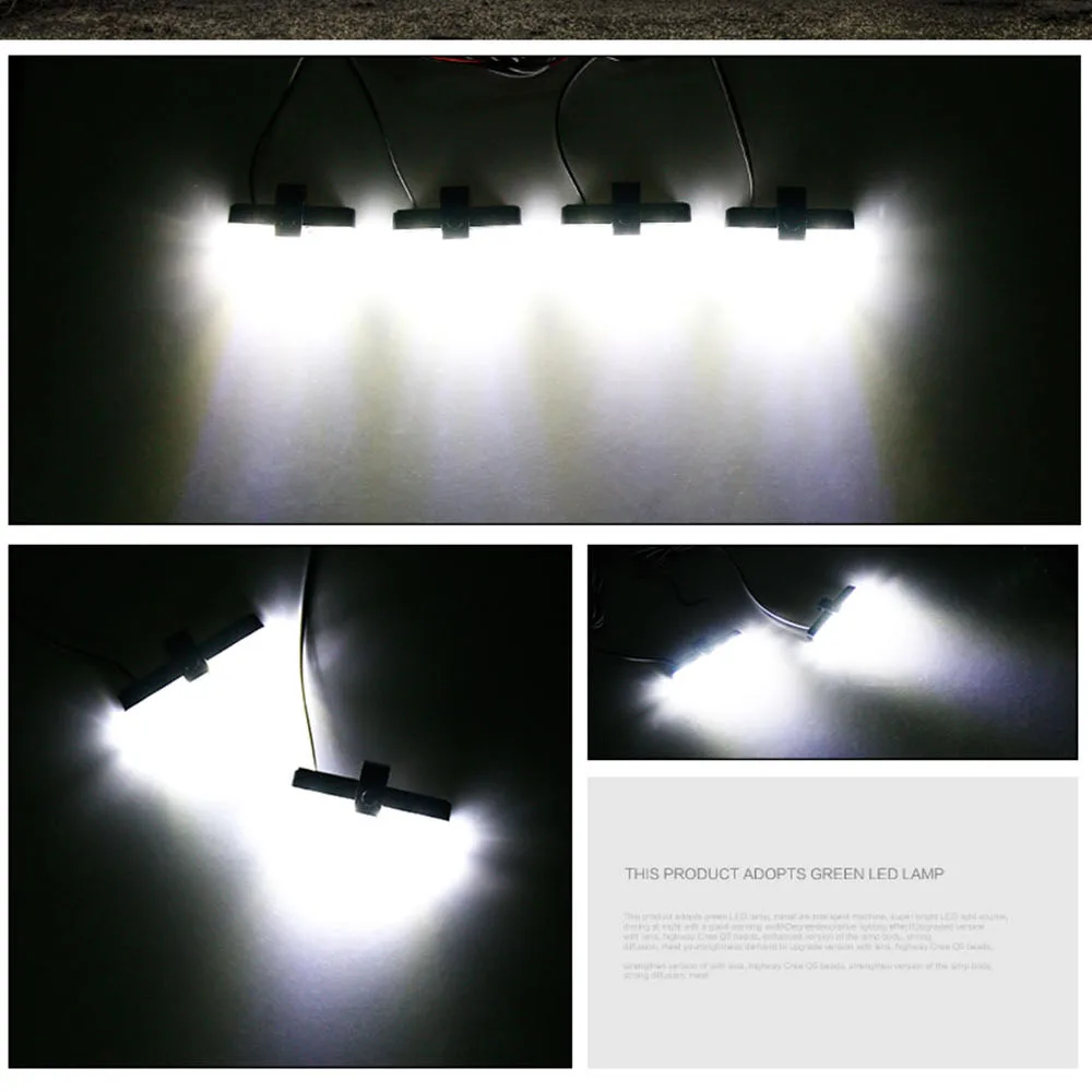 4x4LED 12В автомобилей Strobe Предупреждение светильник проблесковый маячок дневные