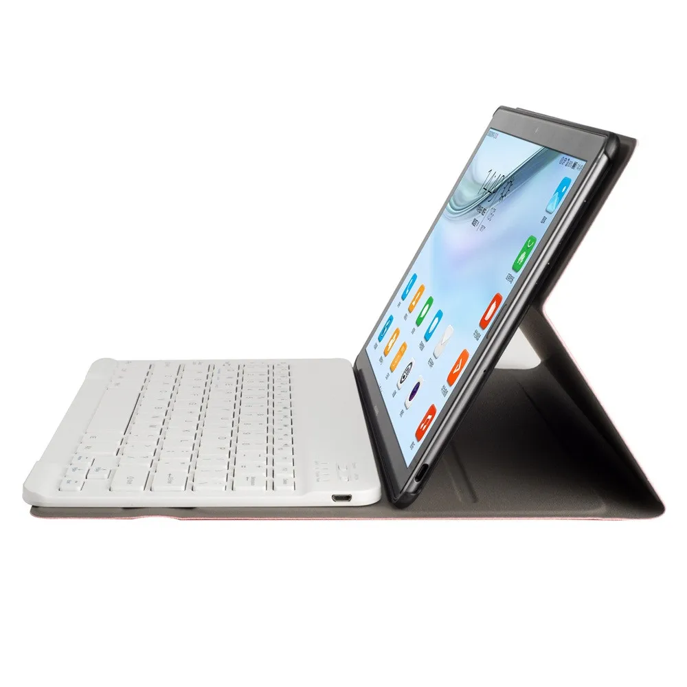 Складная Bluetooth клавиатура для Huawei MediaPad M5 Pro 10 8 Смарт + откидная подставка чехол