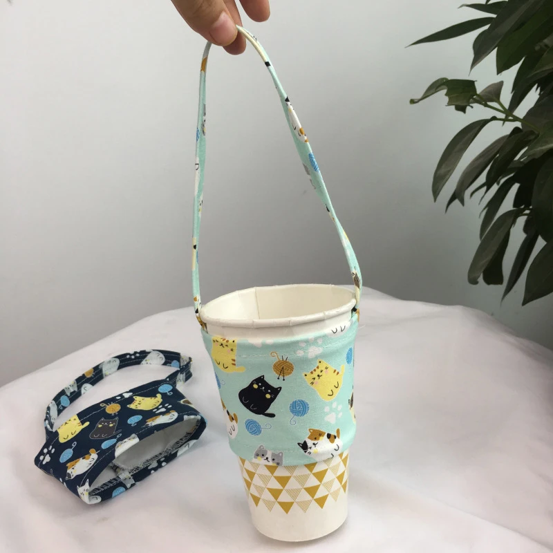 1 шт. ожога доказательство Сумка в форме чашки кофе бутылка для воды с чехлом Спорт Путешествия Кемпинг теплоизоляция ручной кружка рукав чехол