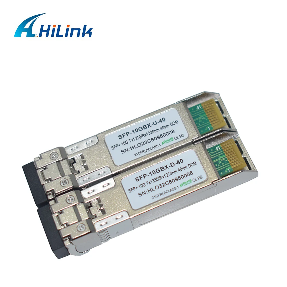 

Моноядерный 10GBASE-BX WDM GBIC 10G 1270 нм/1330 нм 40 км DOM BiDi SFP + LC