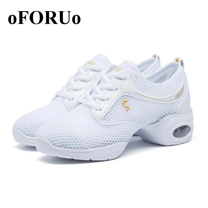 Женские кроссовки для танцев дышащая спортивная обувь с мягкой подошвой