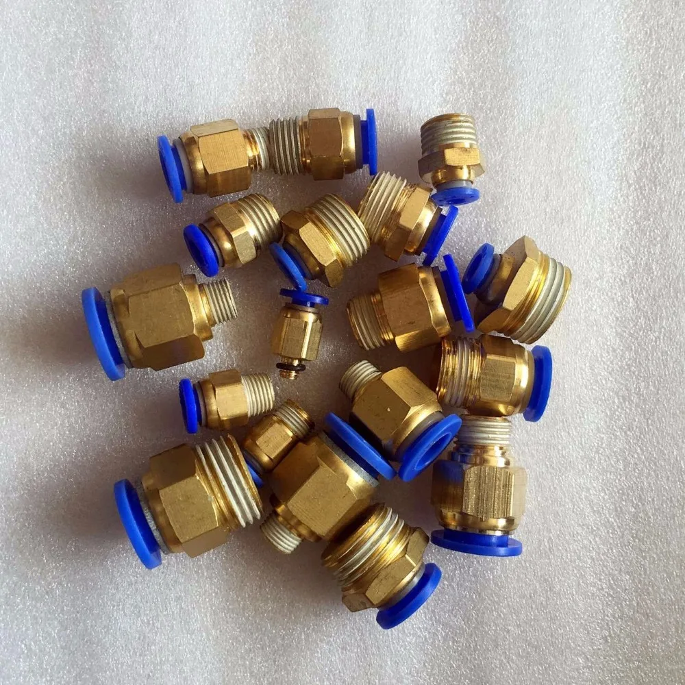 10 шт. пневматические фитинги для быстрого соединения PC4-m5/PC4-01/PC4-02/PC4-03 |