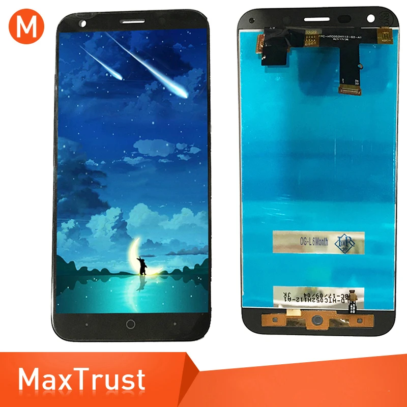 Высококачественный ЖК дисплей 5 0 дюйма для ZTE Blade V6 X7 D6 Z7 и фотоэлемент черного