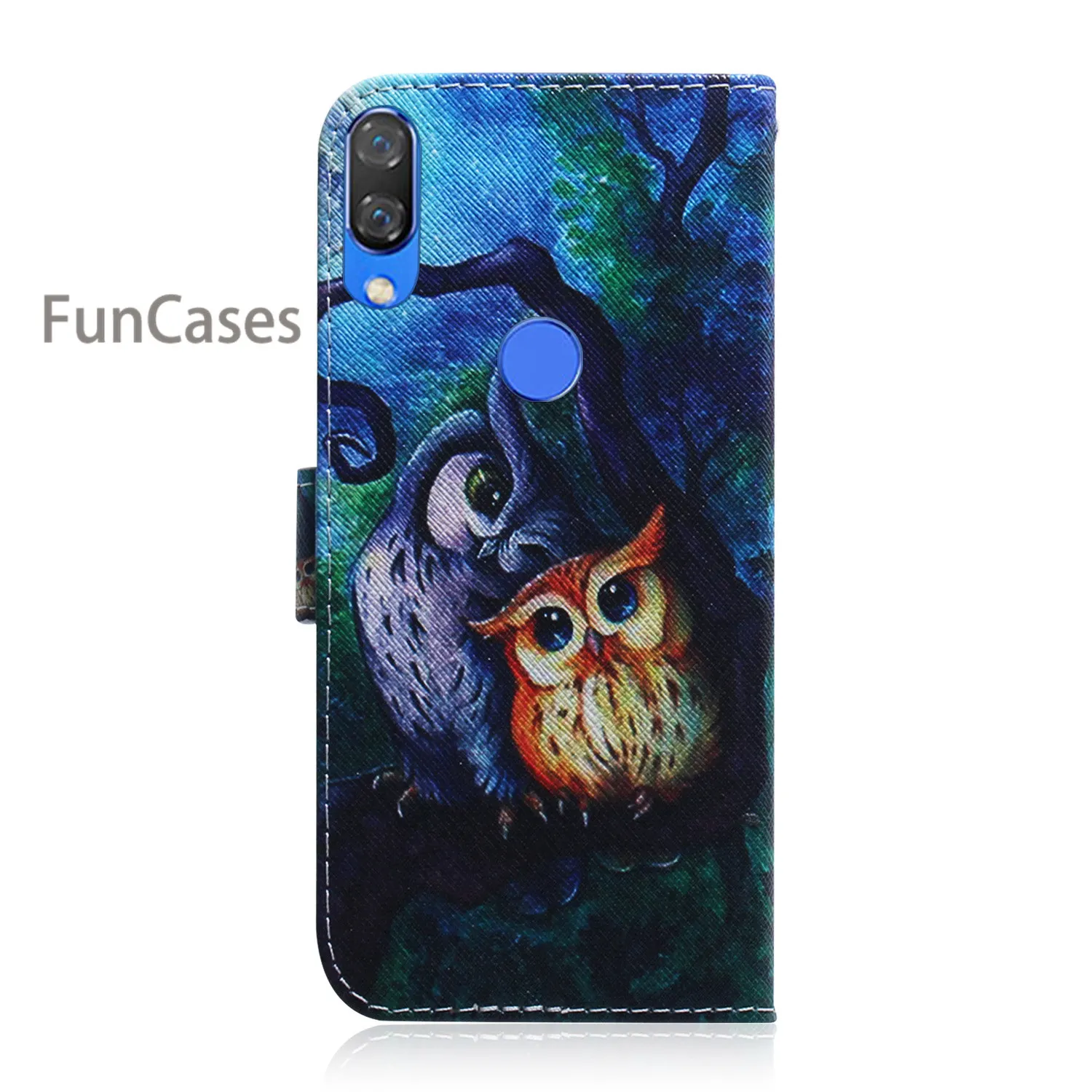 Nova 3 собак телефон покрытия для Funda huawei Capinha Чехлы С Откидывающейся Крышкой из