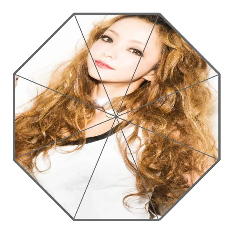 3 Namie Amuro зонтик с индивидуальным принтом складной зонт от солнца и дождя для путешествий не автоматический декоративный Высококачественный зонтик - Цвет: 3