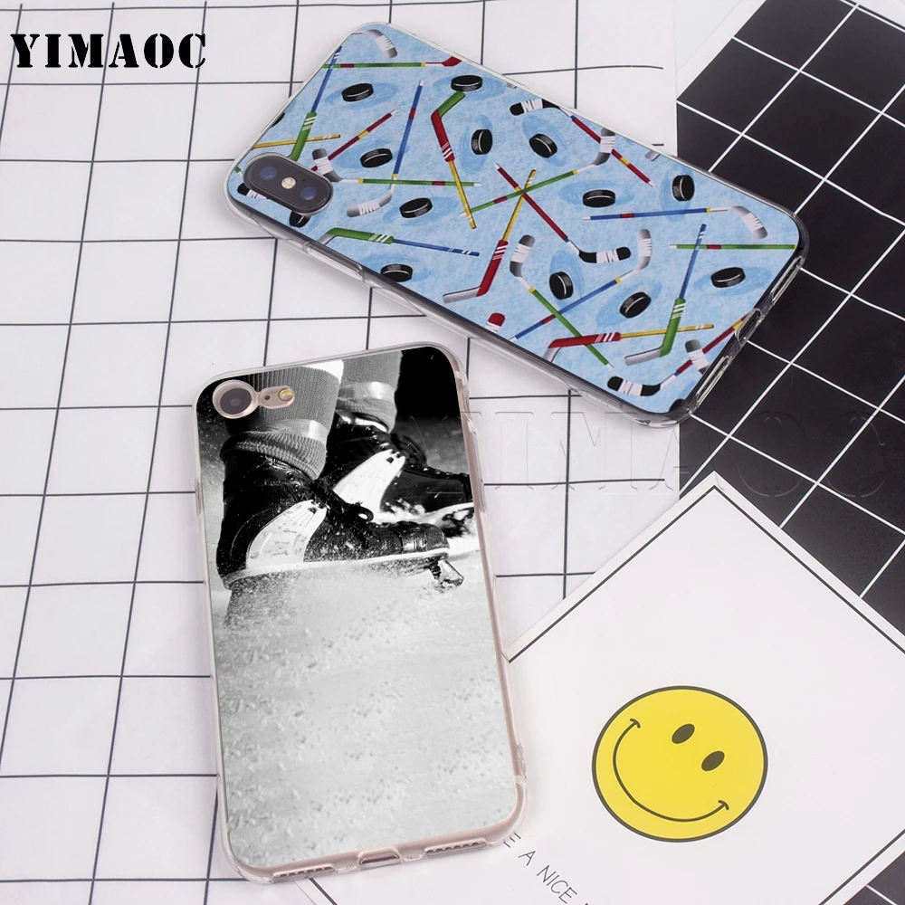 Спортивный силиконовый чехол YIMAOC для хоккея с шайбой Huawei Honor Mate 20 6a 7a 8x 7c 7x9 10 Nova 3i 3