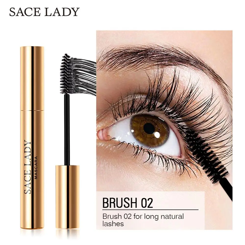 SACE LADY тушь для ресниц Макияж подкручивание густых ресниц водоСТОЙКАЯ 4D шелковое волокно Rimel наращивание объема ресницы Косметика