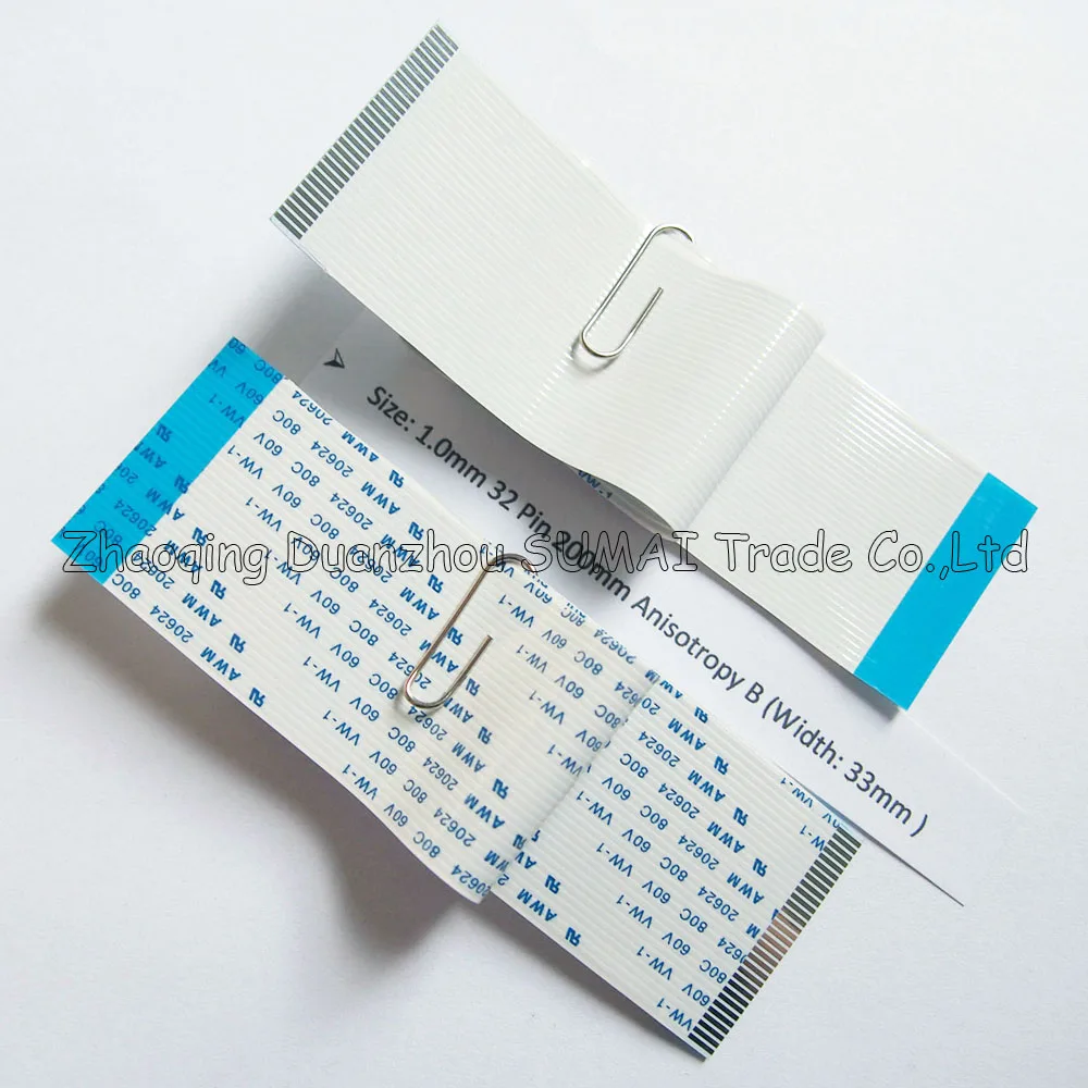FFC/FPC Гибкий плоский кабель 1 0 мм шаг 32 pin 200 Isotropy A или Anisotropy B AWM 20624.80C 60V |