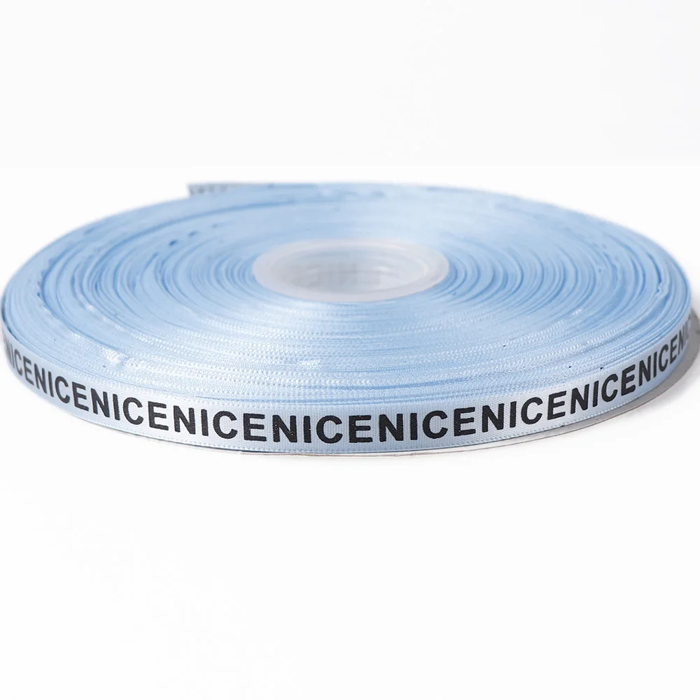 J 10mm 10 yards 7/10 мм 10 ярдов винт полиэфирной нити письмо красивым принтом Grosgrain вечерние Свадебные украшения подарок с бантом ленты для поделок карточная игра подарки - Цвет: J 10mm 10 yards