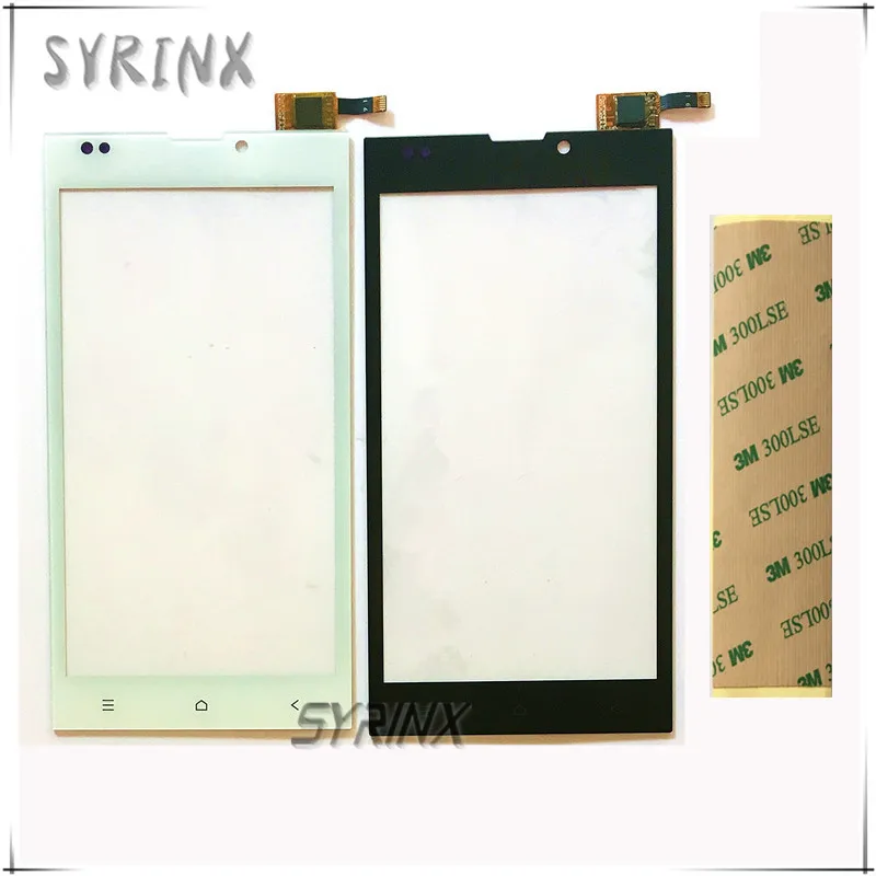 Syrinx с лентой 3M 5 0 дюймов сенсорный экран дигитайзер Переднее стекло объектив для