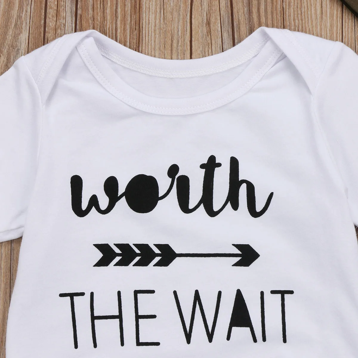 

3Pcs Summer Newborn Baby Boy Casual Outfits Short Sleeve O-neck Tops Cotton Romper+Camouflage Pants Hat Set 3PCS