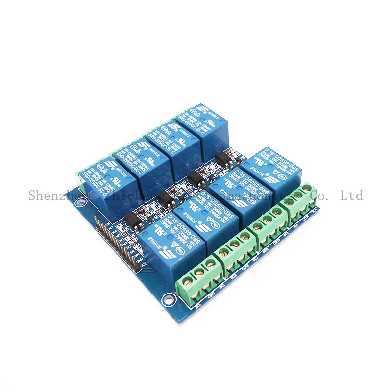 5V 10A 8-канальный релейный модуль оптической изоляцией для Arduino "сделай сам" |