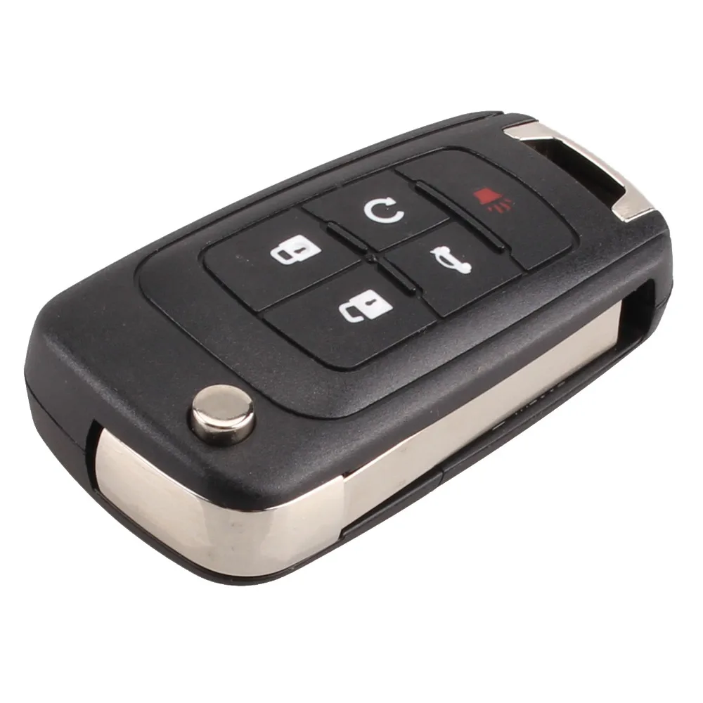 DANDKEY 5B Remote Folding Car Key Shell Entry Fob Case Cover For Chevrolet Camaro/Cruze/Equinox/Impala/Malibu/Sonic | Автомобили и