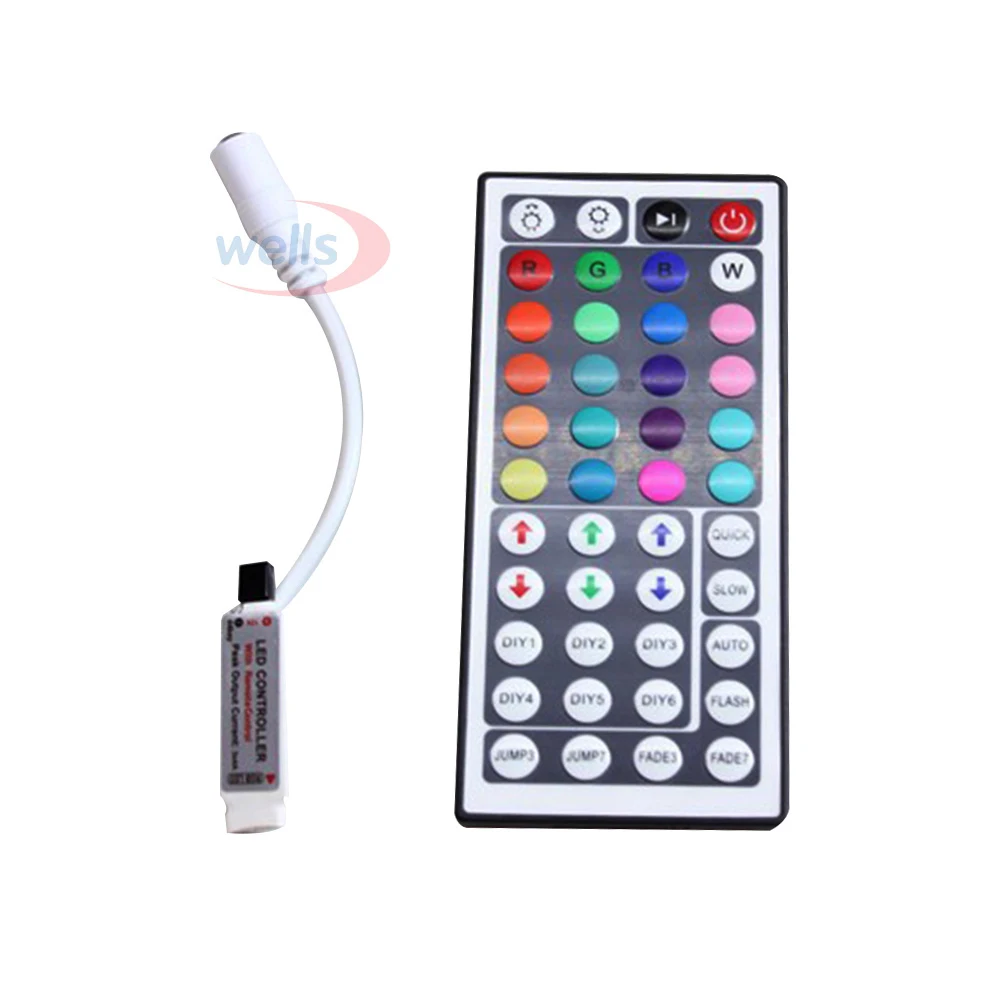 17key 20key 24key 40key 44key мини беспроводной двойной цвет RGB пульт дистанционного управления RGBW для 5050 3528 Светодиодные полосы света