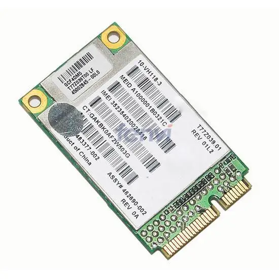 Новый Gobi1000 Беспроводной 3 Г EVDO HSPA WWAN Mini PCI E Карта UN2400 GSM GPRS UMTS EDGE Card для HP 2530 P 2730 6930 8530