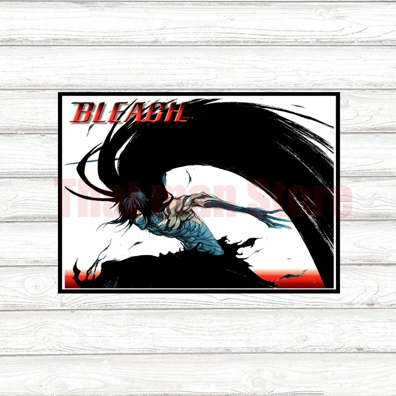 BLEACH плакаты мультфильм наклейки на стену белая мелованная бумага печатает Высокое разрешение гостиная спальня бар украшение дома арт бренд - Цвет: Шоколад