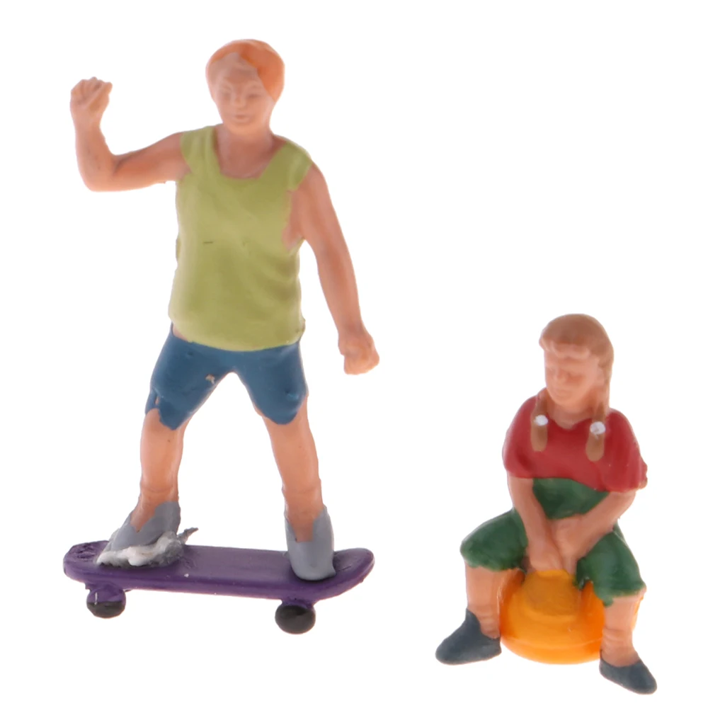1/87 расписные Фигурки игроков модель HO OO шкала для украшения песочного