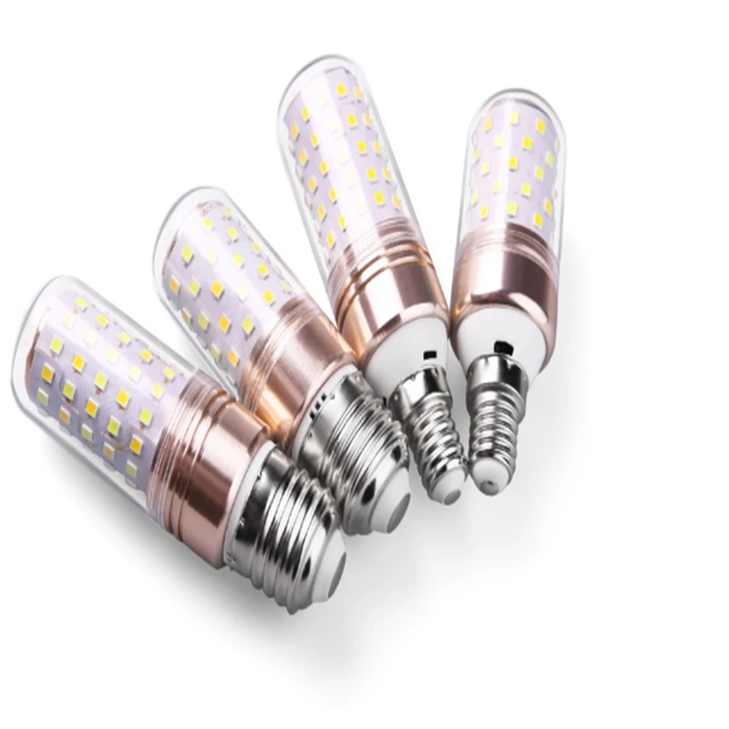 

1pcs Lighting super bright LED bulb corn energy saving lamp E27 E14 spiral 12W home 4000K warm white
