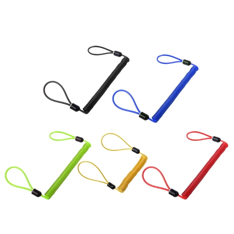 

2019 New QILEJVS 150cm Alarm Disc Lock Security Spring Reminder Cable Motorcycle Bike Scooter Auto Supplies