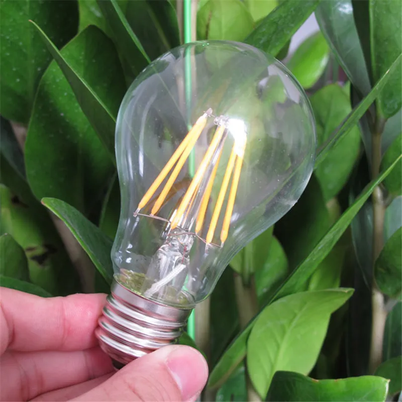 Светодиодсветодиодный лампа накаливания 4 Вт 8 12 360 градусов E14 E27 | Лампы и