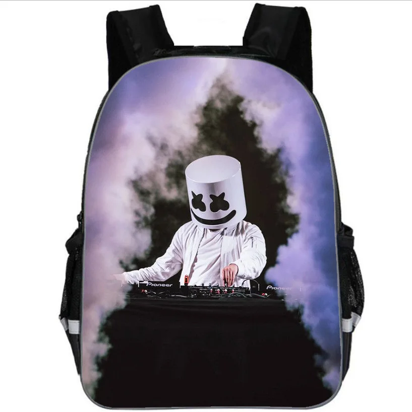 School bag DJ Marshmallow сумка Школьный рюкзак для подростков Marshmellow рюкзак детские школьные сумки ортопедические рюкзаки - Цвет: School bag