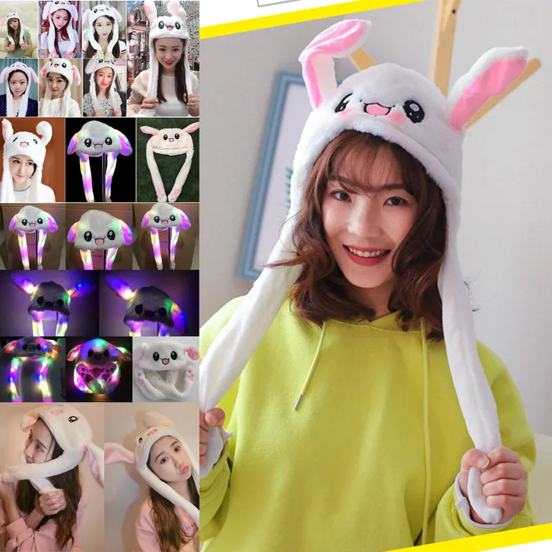 Горячая шапка с заячьими ушками может перемещаться воздушная подушка магнитная