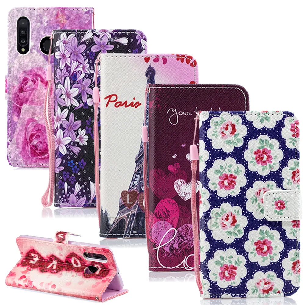 Стильный кожаный флип чехол для Huawei P30 P20 Pro P Smart Plus Y5 Y6 Y7 2019 Honor 8A 8C 7C 10i 10 Lite 2018