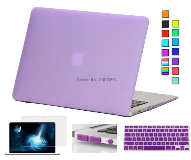 DOWER-ME матовый чехол высокого качества для Apple MacBook Air 11 13 дюймов ноутбука Mac book Pro 15 с