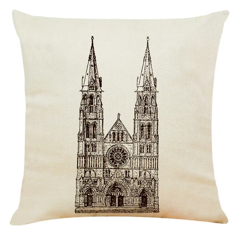 Нотр-Дам де Пари Печать наволочка украшение для дома диван кресло детский