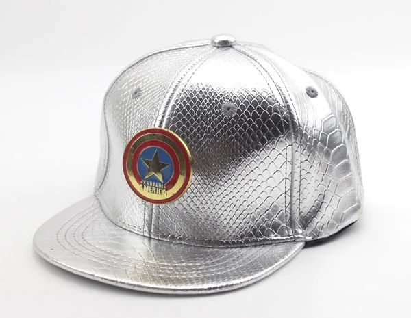 2016 Корейская кожаная бейсбольная кепка в стиле хип хоп с флагом капитана осенняя