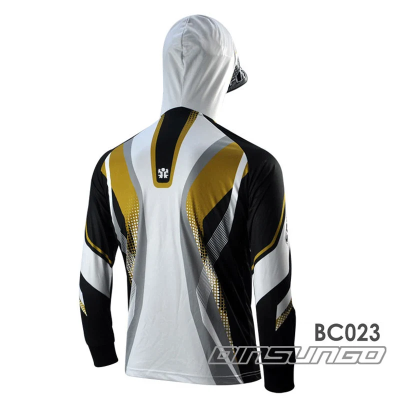 2017 г. летняя брендовая футболка с шапкой Рыбалка быстросохнущая длинным рукавом