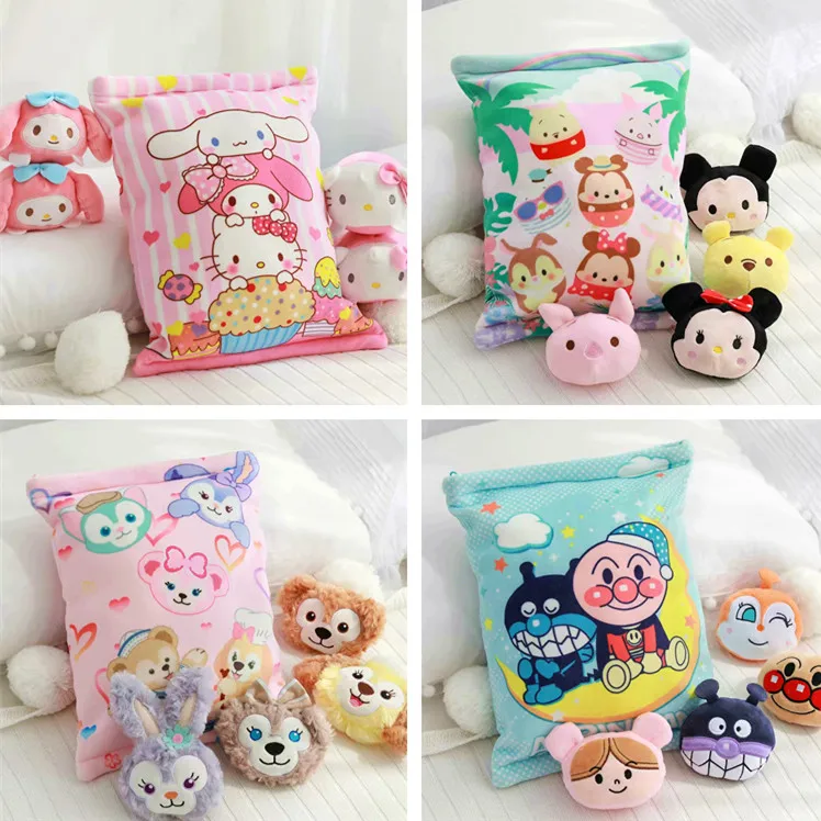 Большой мешок мягкой подушки игрушка ЦУМ Cinnamoroll мультфильм плюшевые куклы для девочек детский подарок