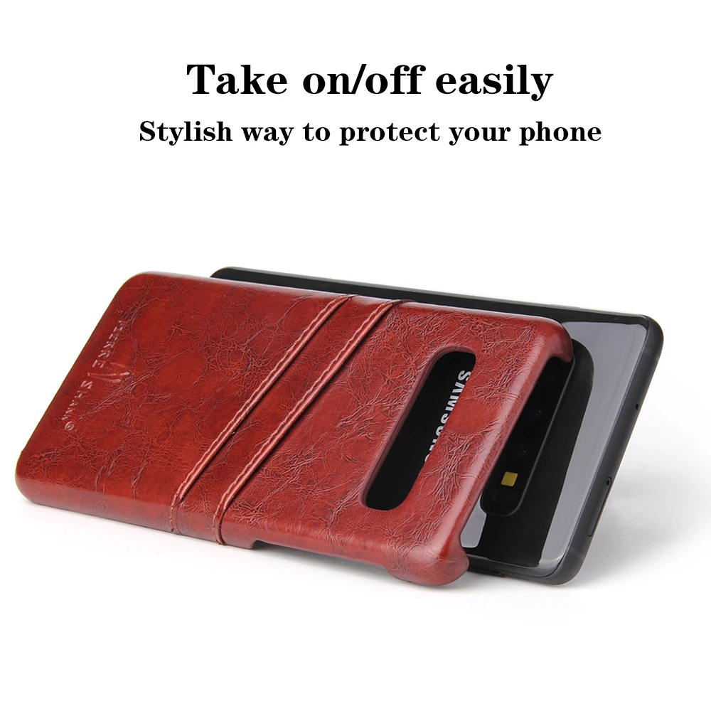 NYFundas Phone Case For Samsung galaxy s10 s9 s8 plus s10e s10+ s6 s7 edge s5 note 9 8 Hybrid PU Leather Card Holder cover |