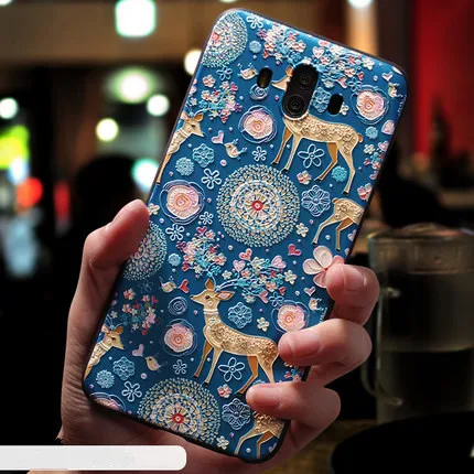 Huawei Mate 10 Mate10 Pro Case Unibay Brand Silicon case Cover For mate Cute Patterned back cover |
