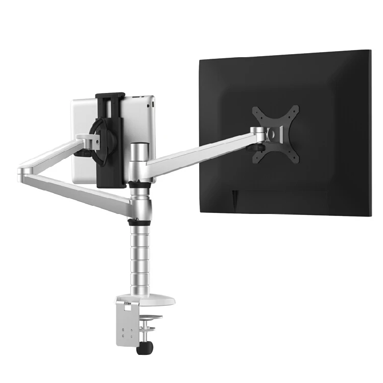 Регулируемая подставка для планшетного ПК с двумя ручками и креплением