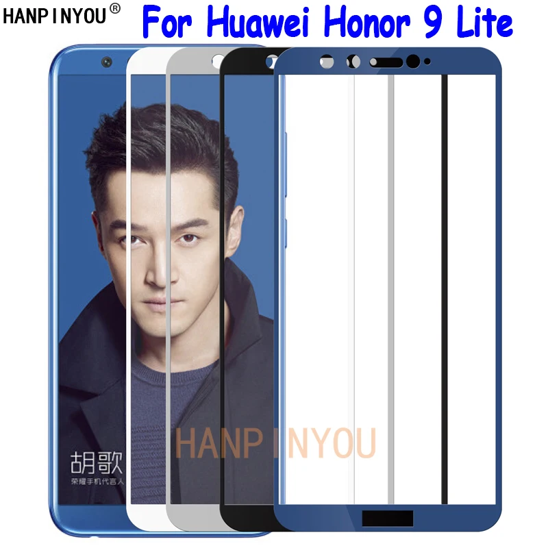 

Для Huawei Honor 9 Lite 5,65 дюйма полное покрытие закаленное стекло Защита экрана Ультра тонкая Взрывозащищенная защитная пленка