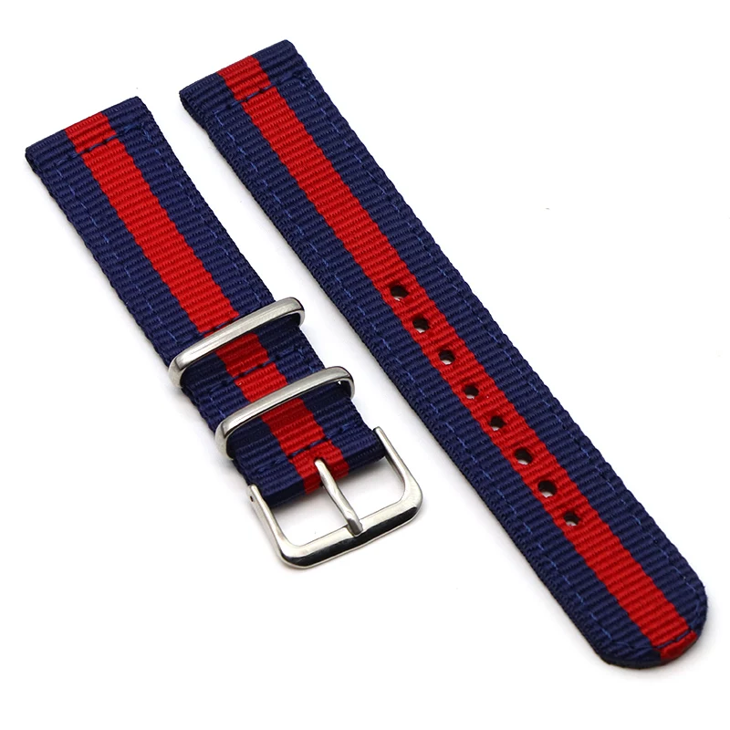 20mm nylon watch strap 22mm watch band 18mm nato strap solid color Watch Belts For Samsung Gear S3 Frontier S2