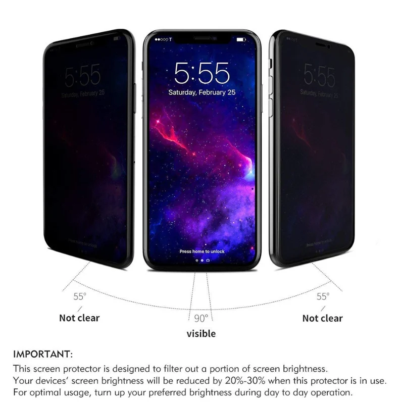 Sinzean 100 шт 10D Полное стекло для iPhone 11 pro max/Xs max/XR/8 plus/7 plus 3D закаленное защитное стекло