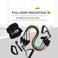 pull rope fitness exercises resistance bands crossfit latex tubes pedal excerciser body training workout yoga