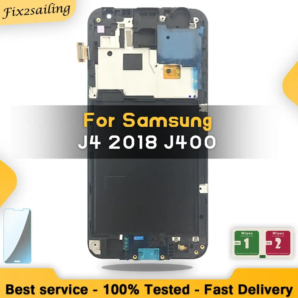 TFT LDC для Samsung Galaxy J4 2018 J400 J400F SM J400F/H/P/M/G/DS кодирующий преобразователь сенсорного